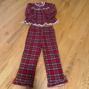 Plaid Flannel Pajamas Set